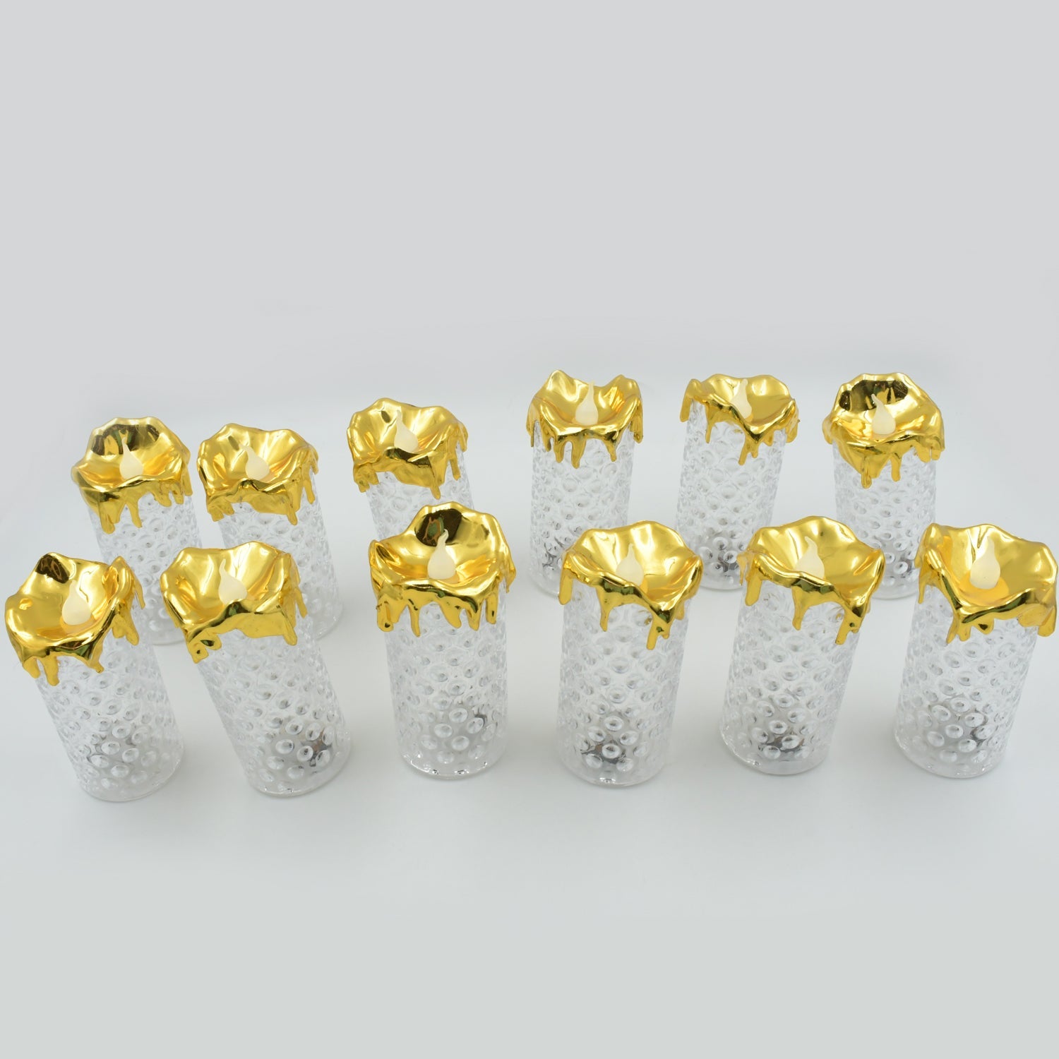 8441 Gold Flameless Candles LED Light Flameless and Smokeless Decorative, Candles Led Tea Light Candle Perfect for Gifting, Home, Diwali,Wedding, Christmas, Crystal Candle Lights, Table Decorations (12 Pc MOQ) 8441 Gold Flameless Candles LED Light Flameless and Smokeless Decorative, Candles Led Tea Light Candle Perfect for Gifting, Home, Diwali,Wedding, Christmas, Crystal Candle Lights, Table Decorations (12 Pc MOQ)